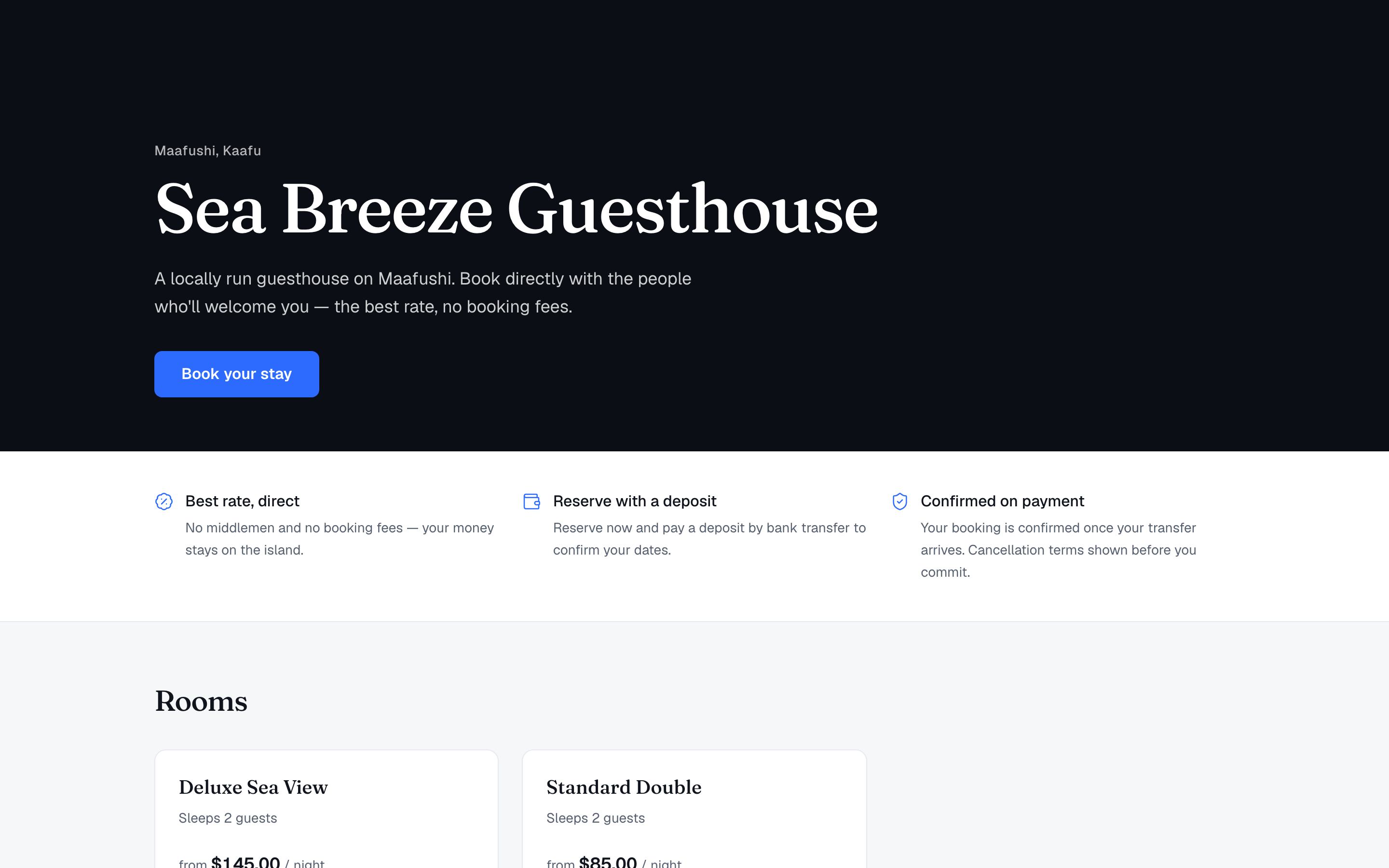 Property microsite
